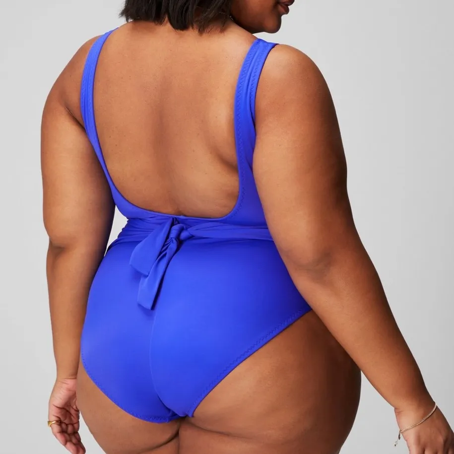 NWT Fabletics Scoop Tie Back Shaping One-Piece Swimsuit 4X - Image 2
