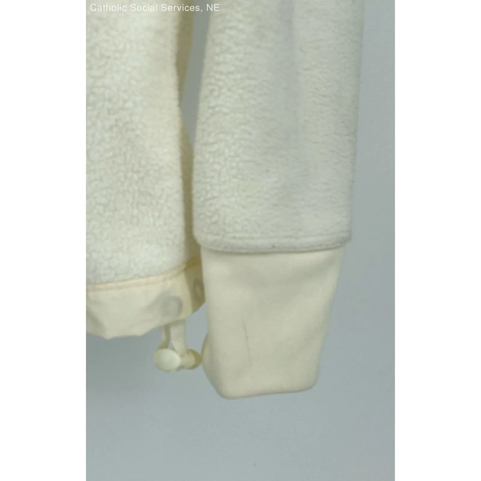 Ruff Hewn‎ White Women's Full Zip Fleece Jacket 100% Polyester - Size Medium - Image 5