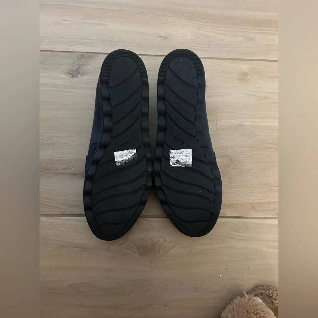 NEW Blue Clarks Leather Sharon Gracie Penny Loafer Shoes 12 $100 - Image 4