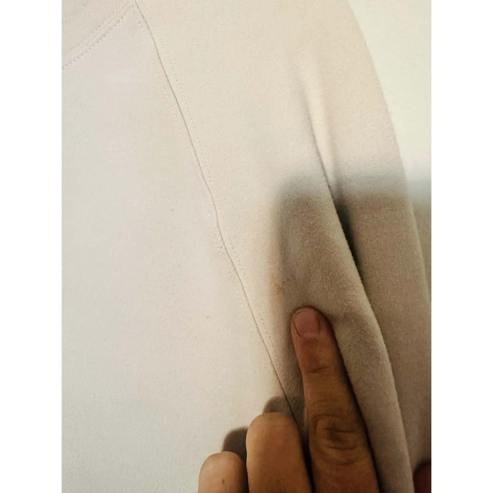 SHESHOW Cream White Black IDK IDC IDGAF Block Letters Long Sleeve Sweatshirt M - Image 8