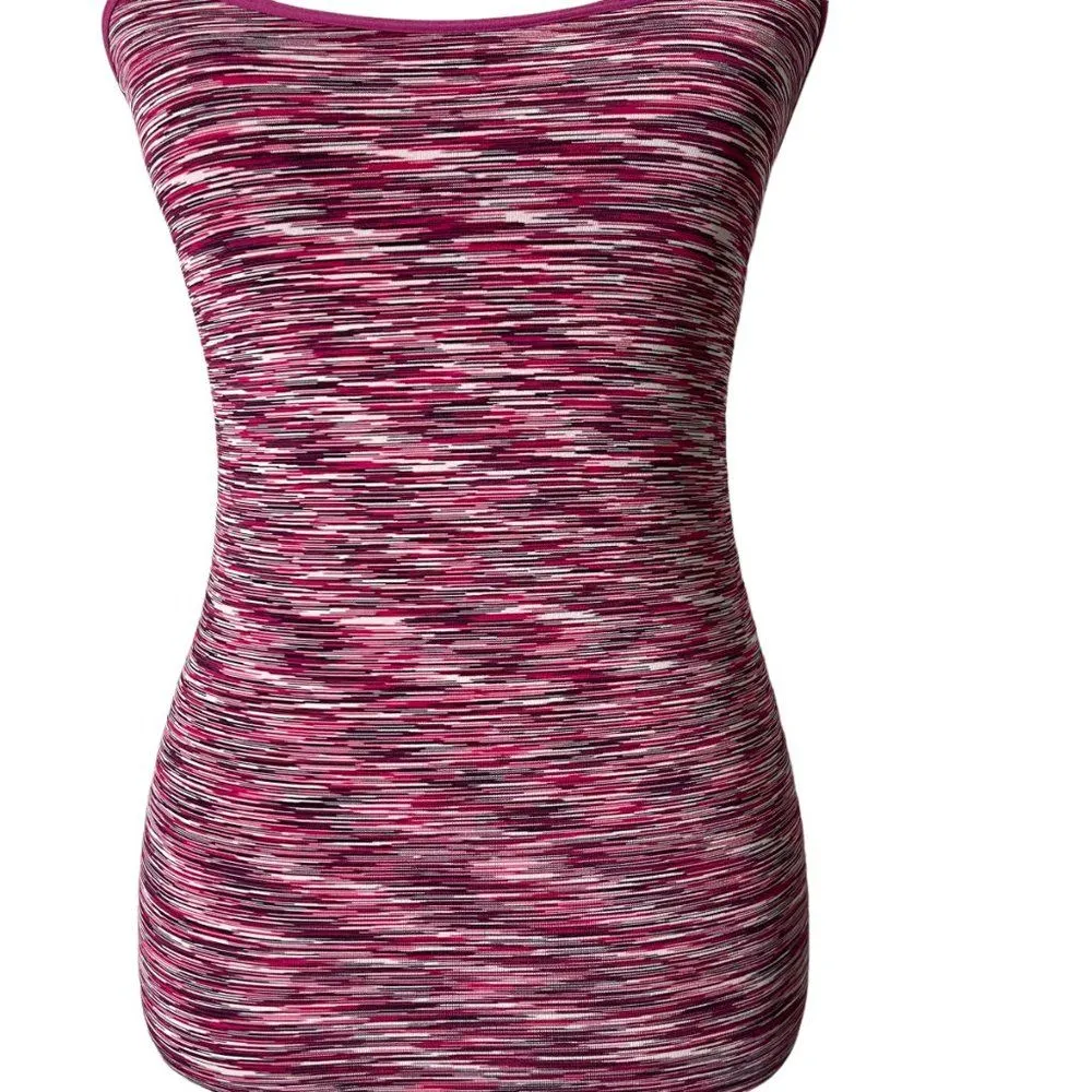 TART Workout Tank Top Sleeveless Cami Top Women Size M Striped Layering‎ - Image 5