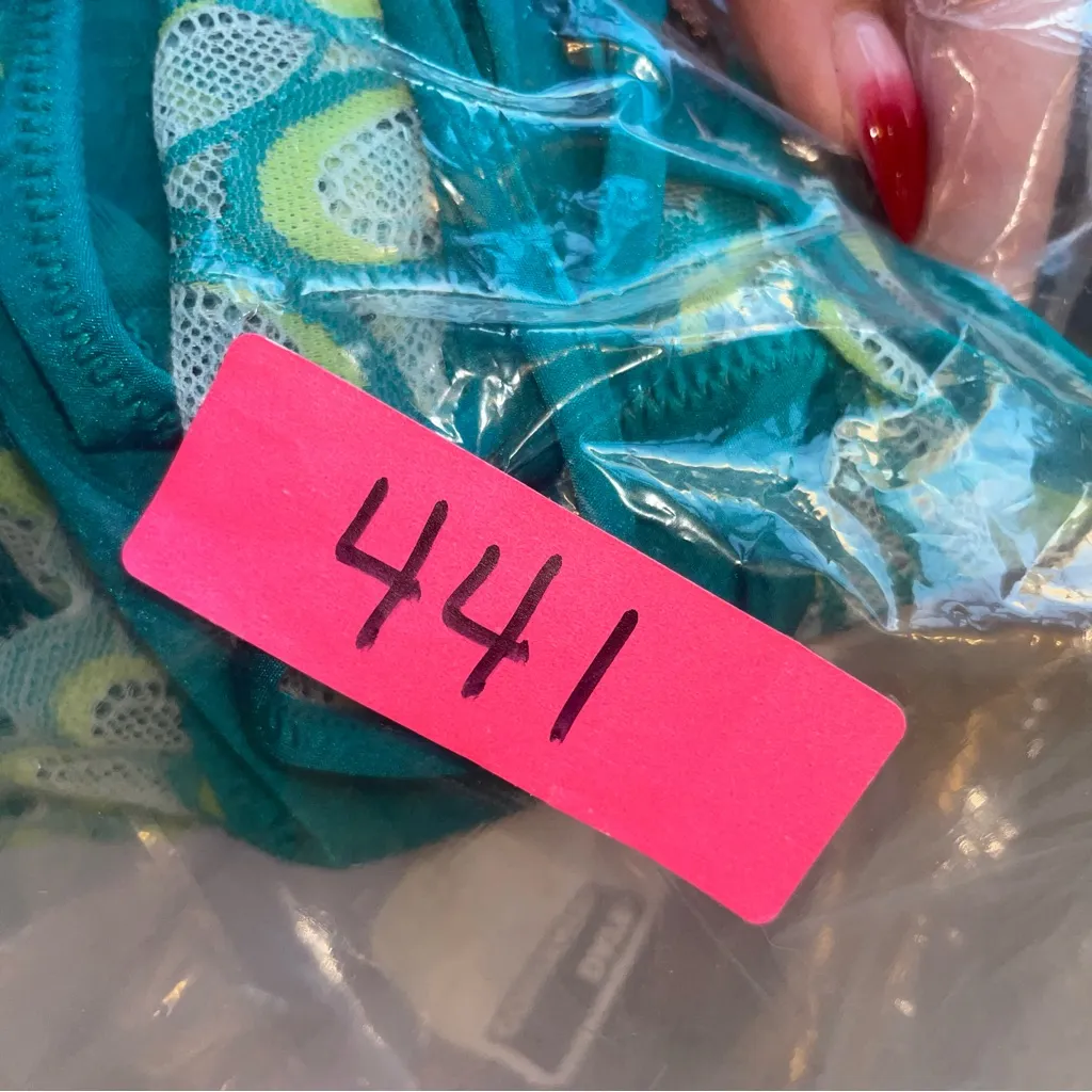 NWT Savage X Fenty Not Sorry Lace Teddy Green Size XL - Image 5