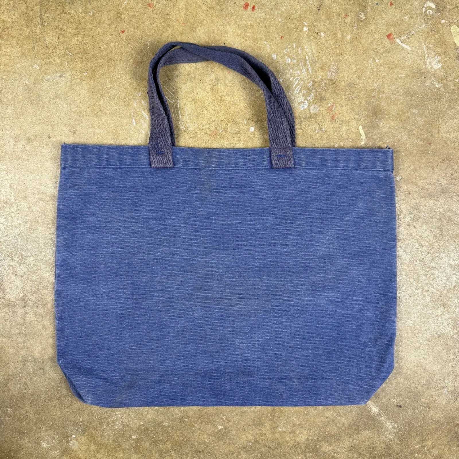 Vtg Blue Canvas Tote Bag‎ I Make The Difference Bellsouth Saul Bass Logo - Image 5