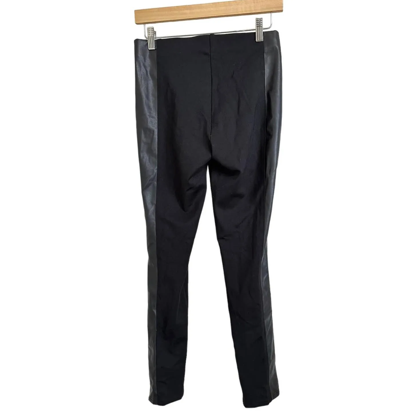 Peace‎ of Cloth Ryan Legging Paramount Knit Black Faux Leather XS - Image 7