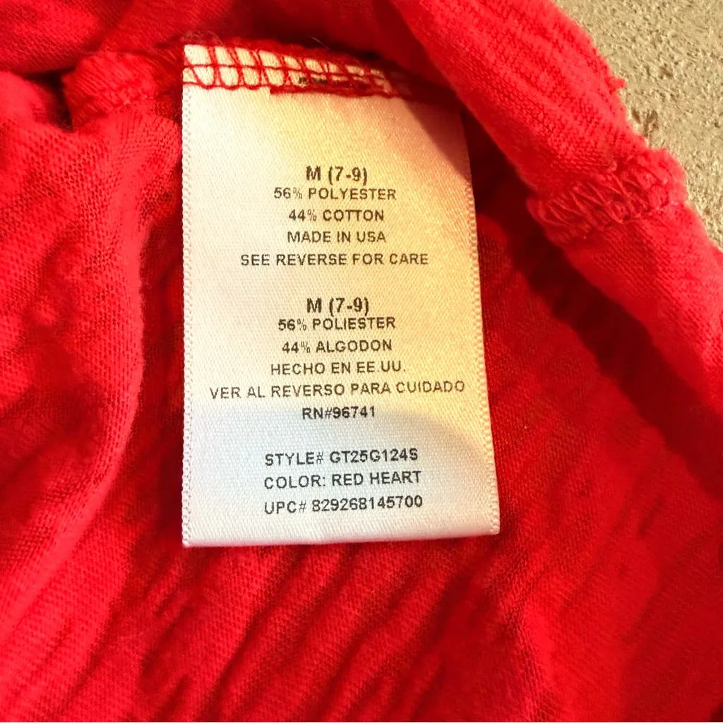 Source Unknown Red I Love USA Tank Top Size M - Image 7