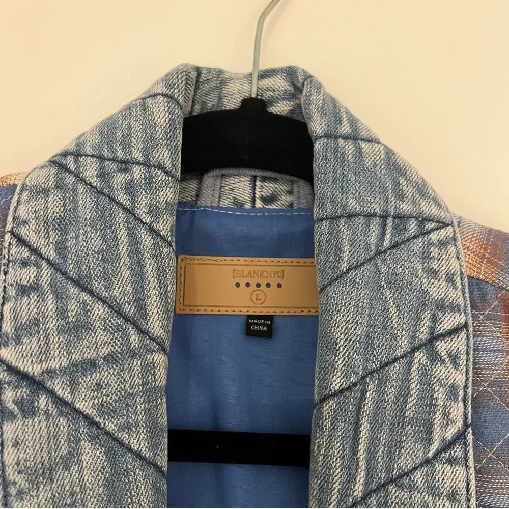 BLANKNYC Fall For You Plaid Quilted Kimono Jacket - Image 6