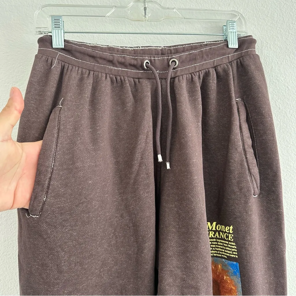 Philcos Brown Jogger Pants Size: L Size L - Image 4