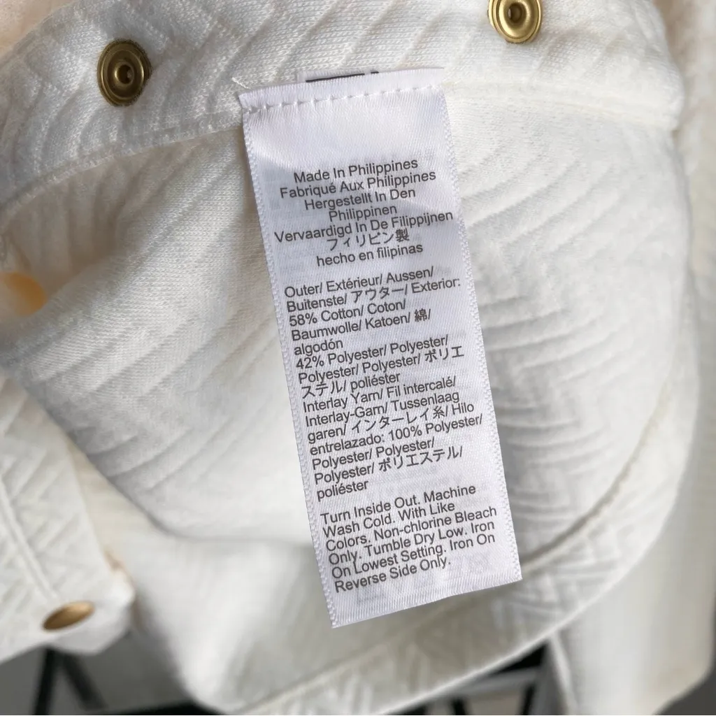 J. Crew Herringbone Quilted Mockneck Pullover - Image 3