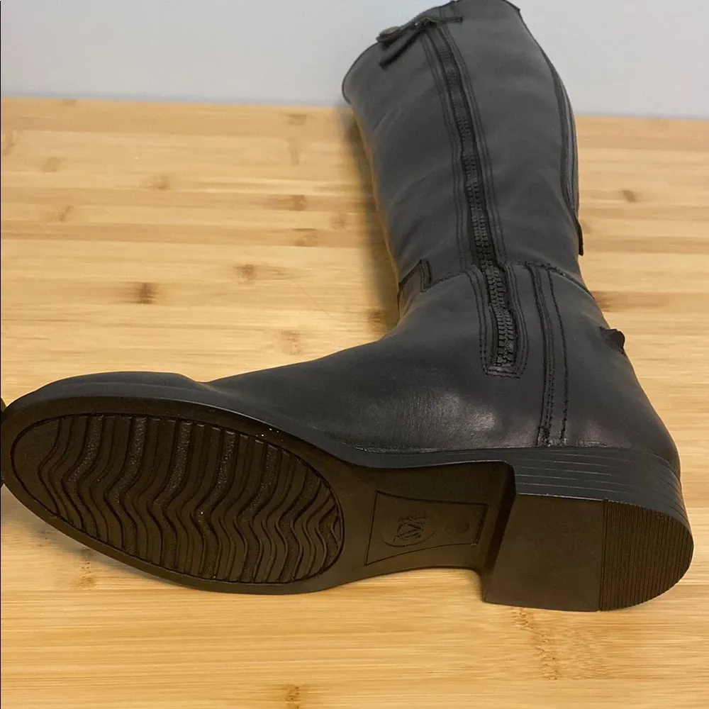 Middleburg Ladies' Black Leather Tall Dressage Riding Boots NEW NO BOX Size 6 - Image 8