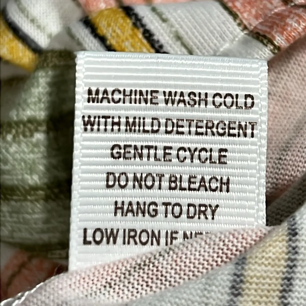 Even & Olivia women’s size medium coral safe striped pullover v-neck tank summer - Image 5