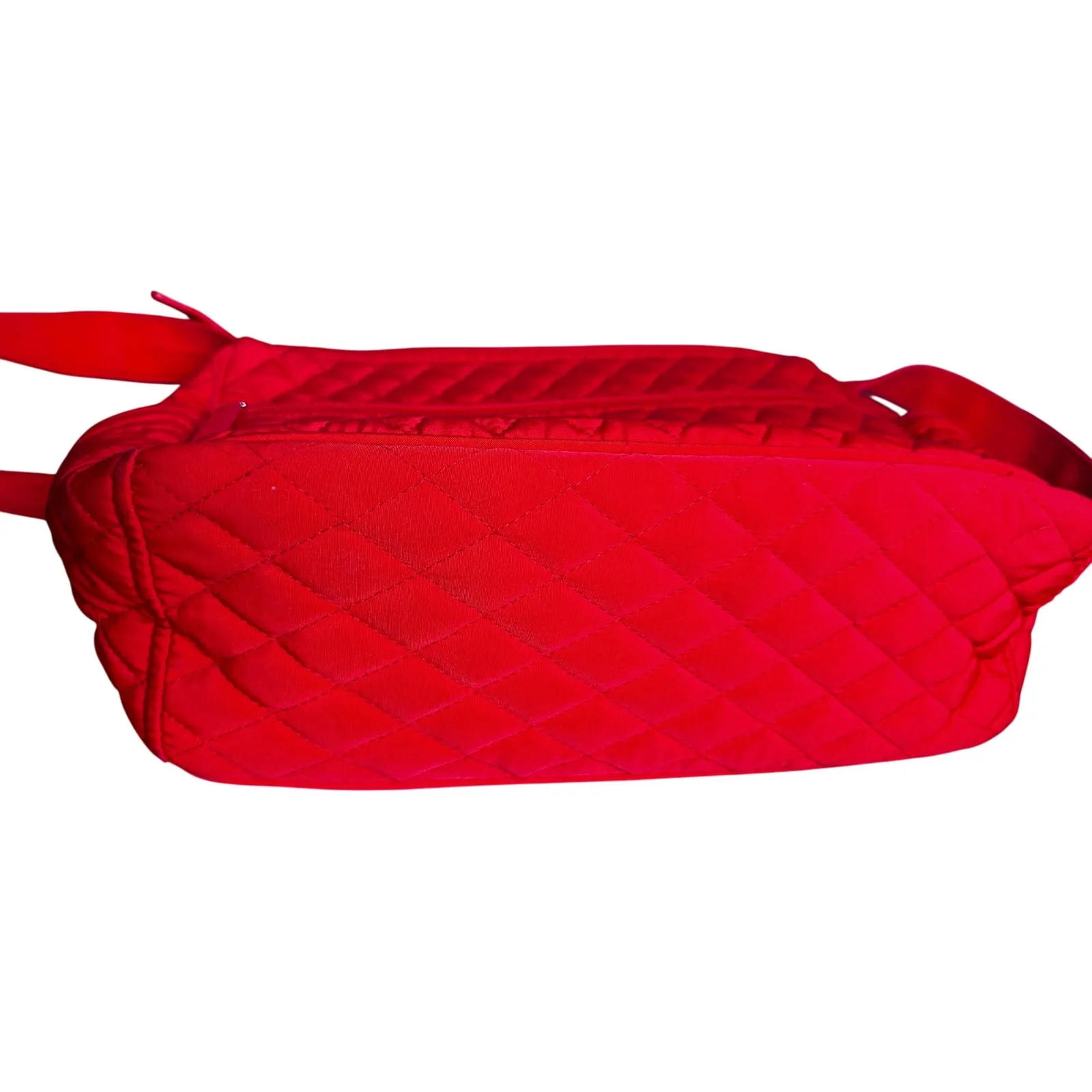 Vera Bradley Red Crossbody Bag Quilted Shoulder Bag Everyday‎ Purse - Image 5