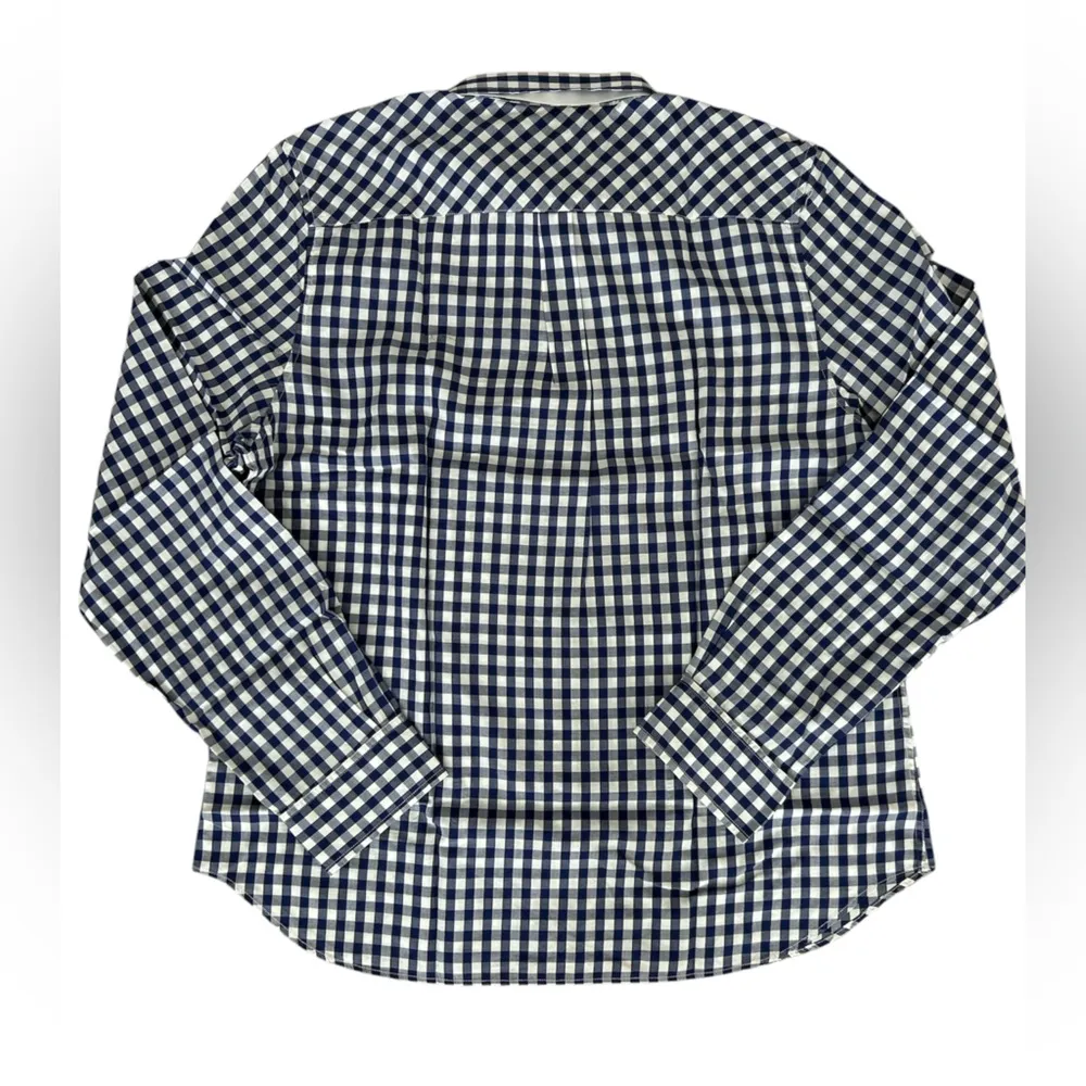 Women’s UNTUCKit Blue Checkered Button - Image 2
