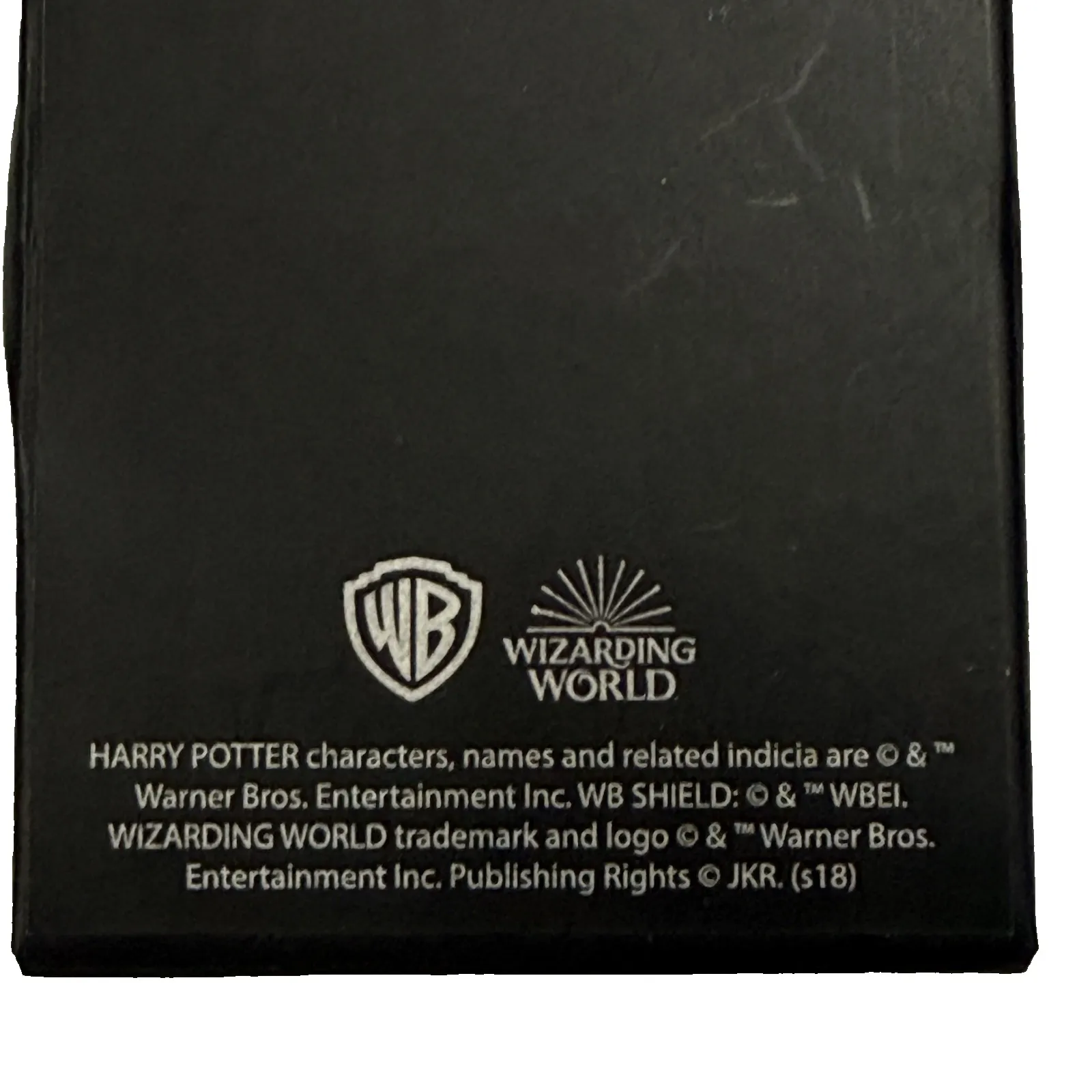 New Harry Potter Hufflepuff Badger Charm Bracelet BioWorld Black Cord Goldtone Gold - Image 7