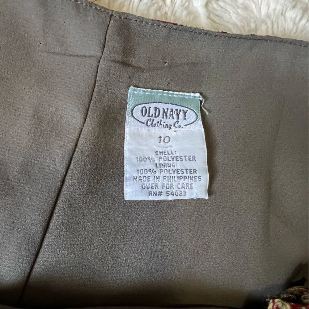 Vintage Old Navy Paisley Dress - Image 5