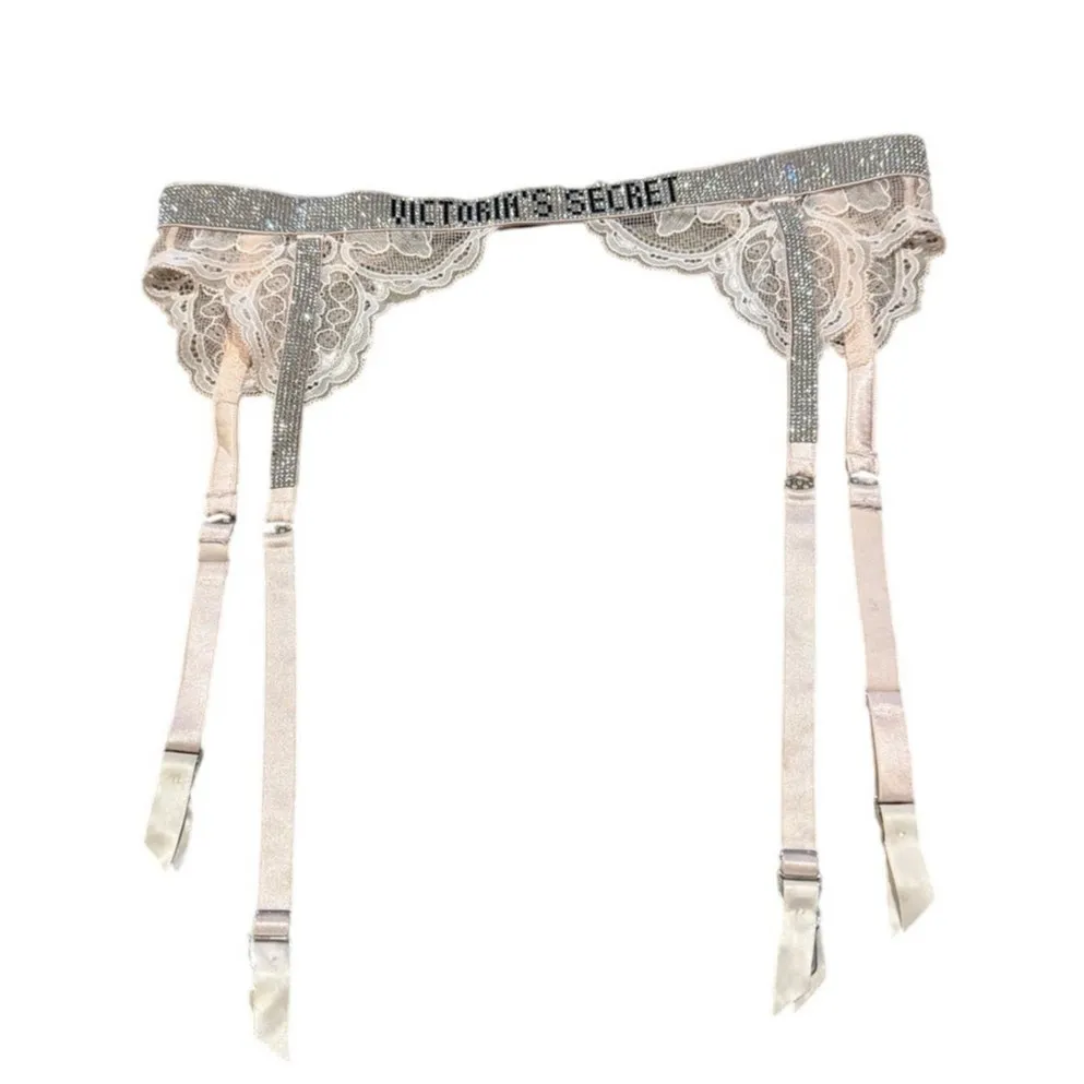 Victoria’s Secret Shine Strap Lace Garter Belt Sz. S/M - Image 2