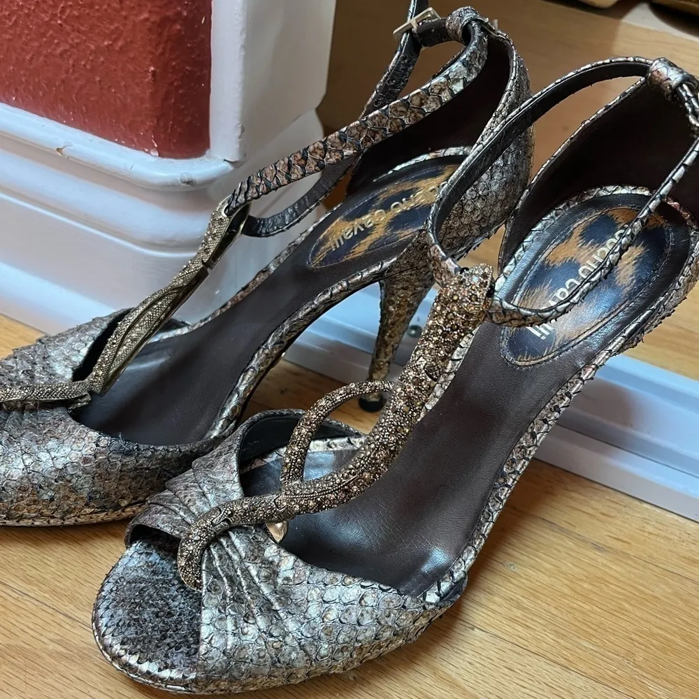 STUNNING ROBERTO CAVALLI SNAKE HEELS​​​ - Image 8