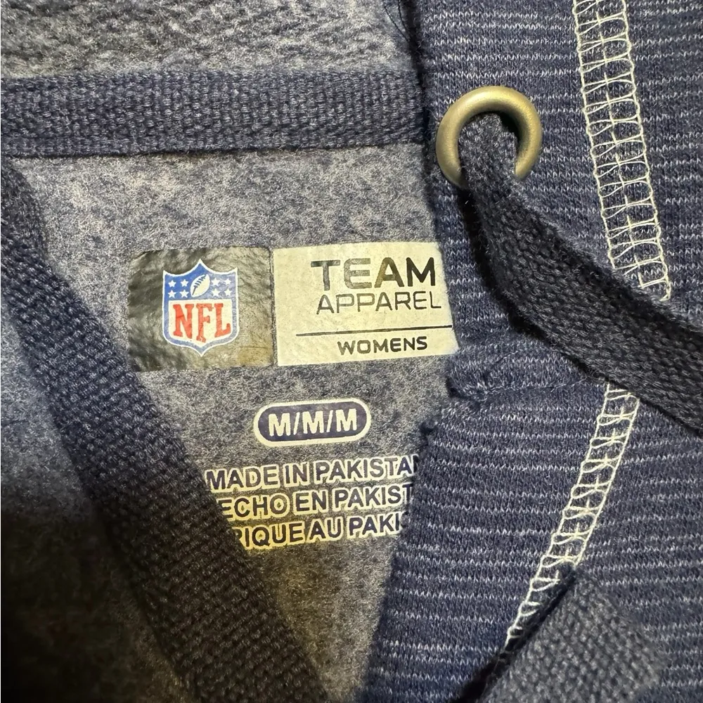 Tennessee Titans Hoodie Sweatshirt Womens Medium Blue Gray NFL Apparel - Image 4