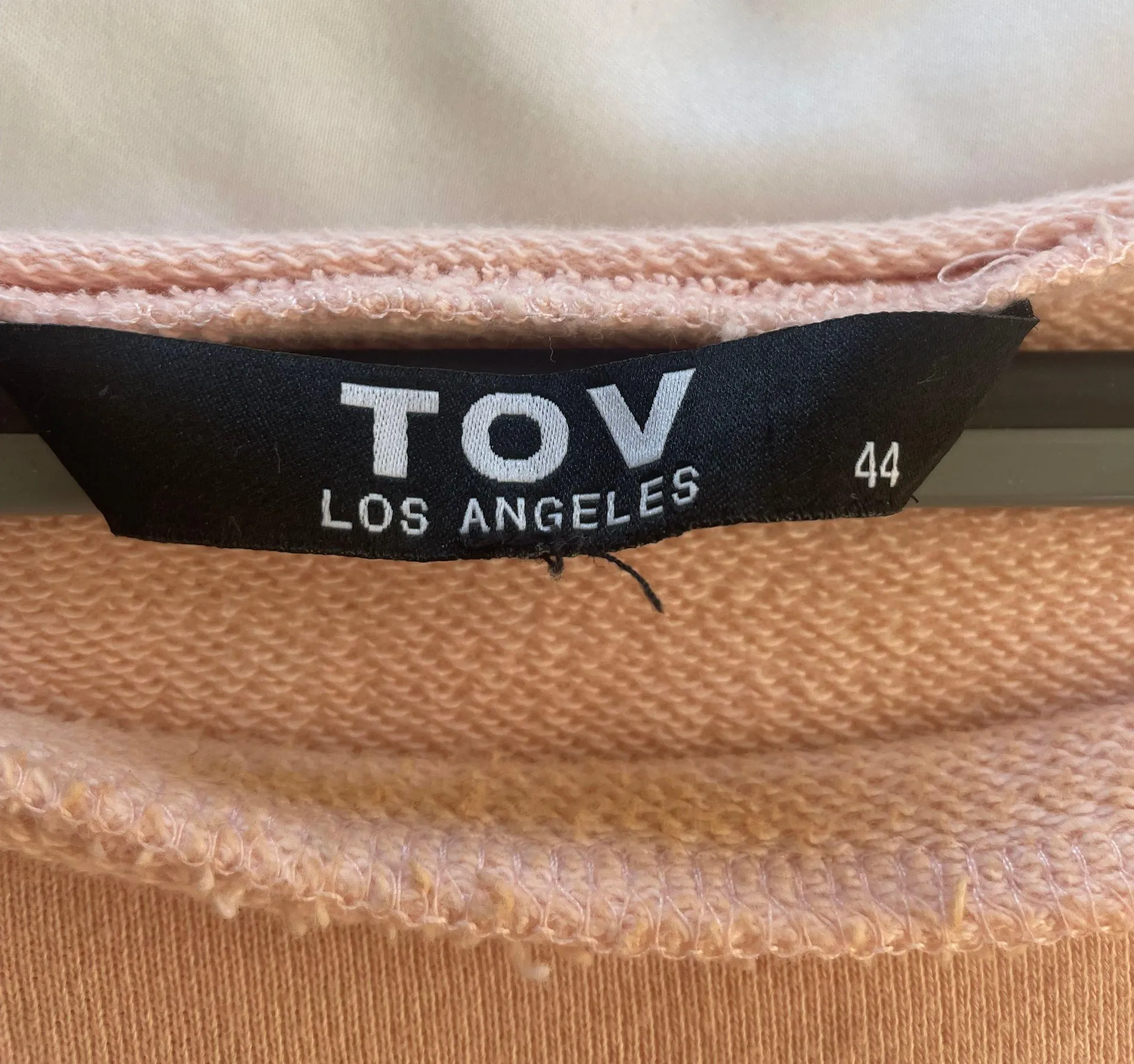 TOV Pink Oversized Pullover Size XXL - Image 5