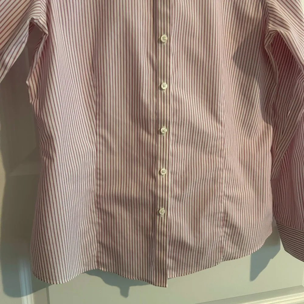 Brooks Brothers Shirt White Pink Size 10 - Image 10