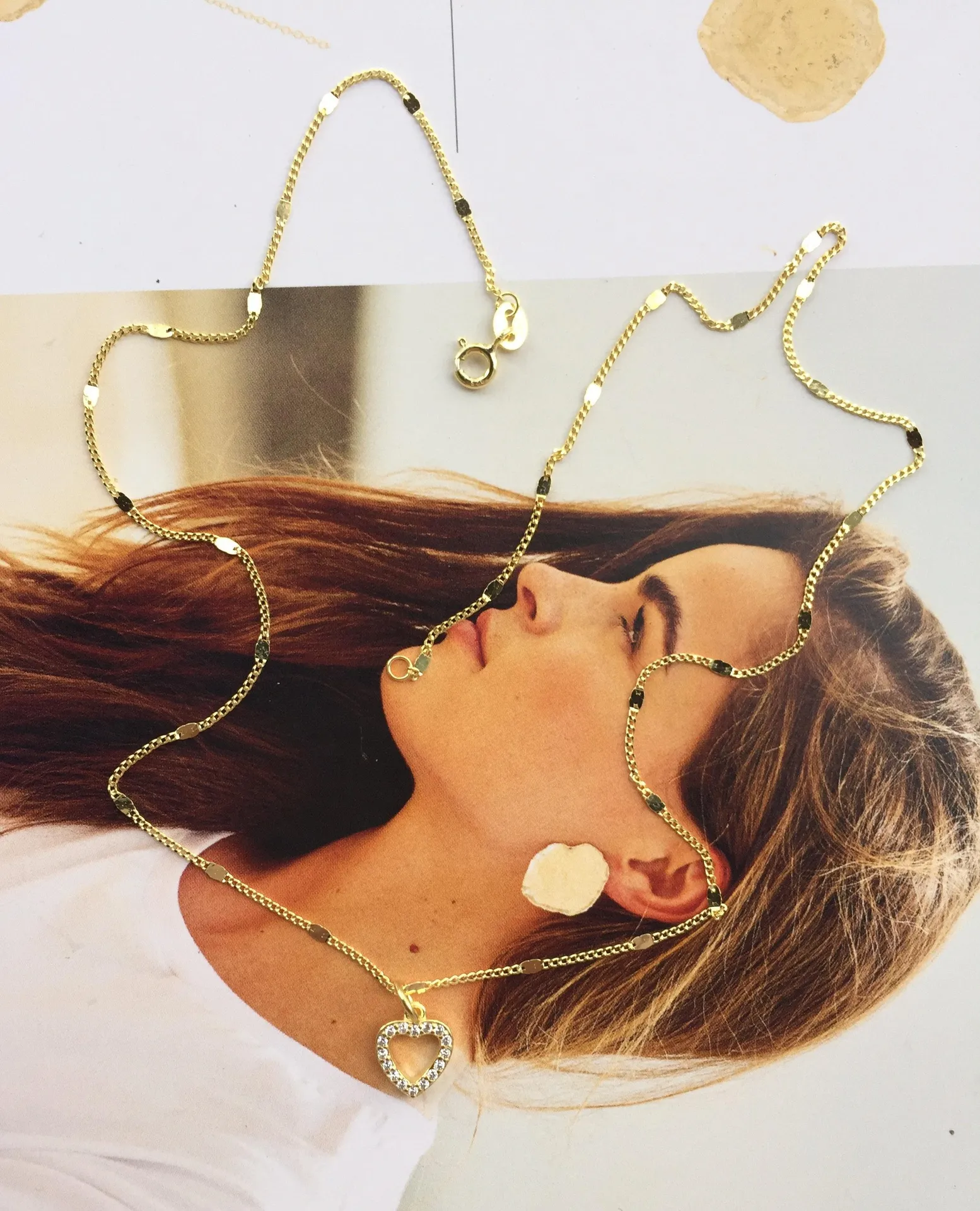 Early Bird 💕Delicate Heat Pendant/good Over Sterling Silver - Image 2