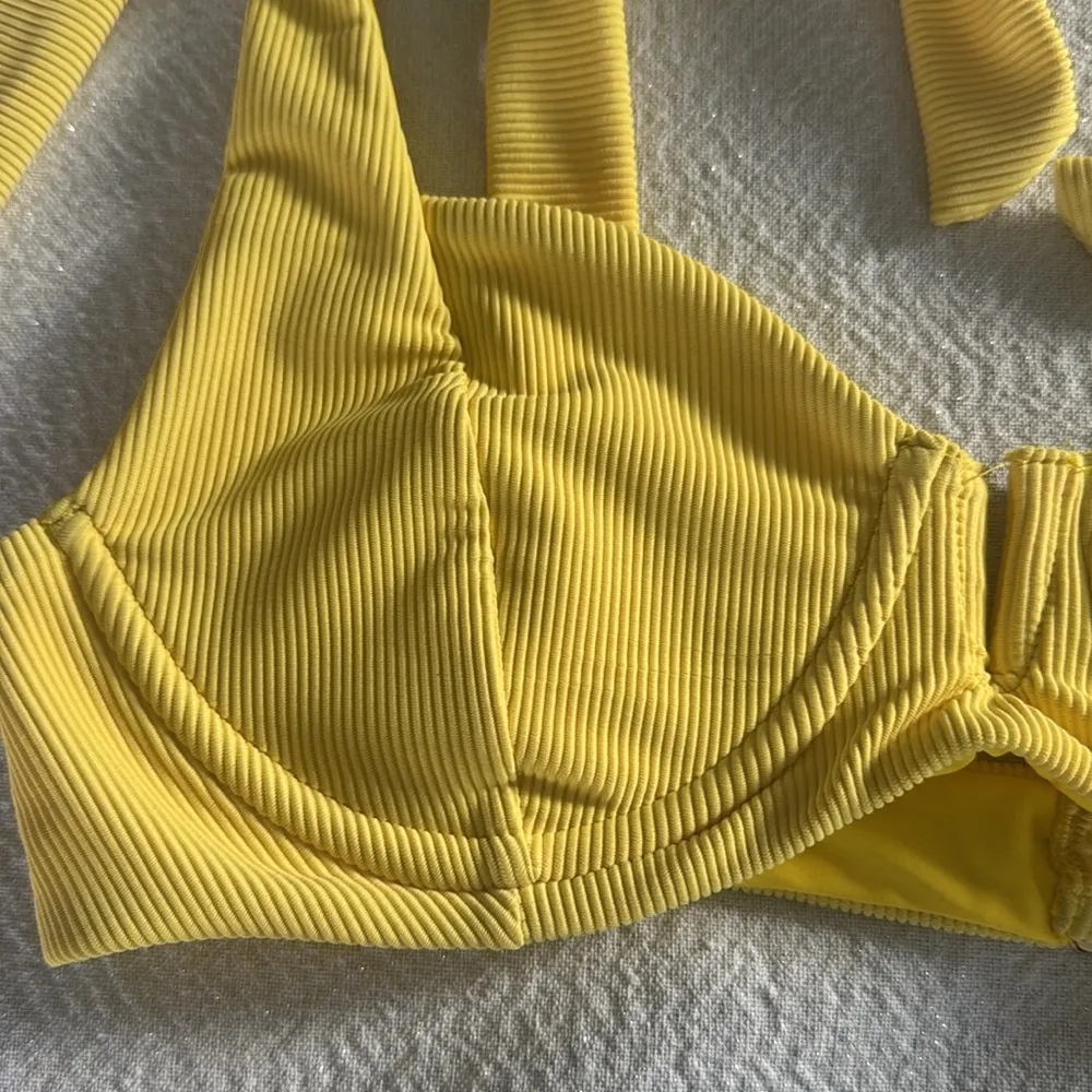 BEACH RIOT Core Collection Blair Top Lemon Yellow, Size Large, $118 - Image 7
