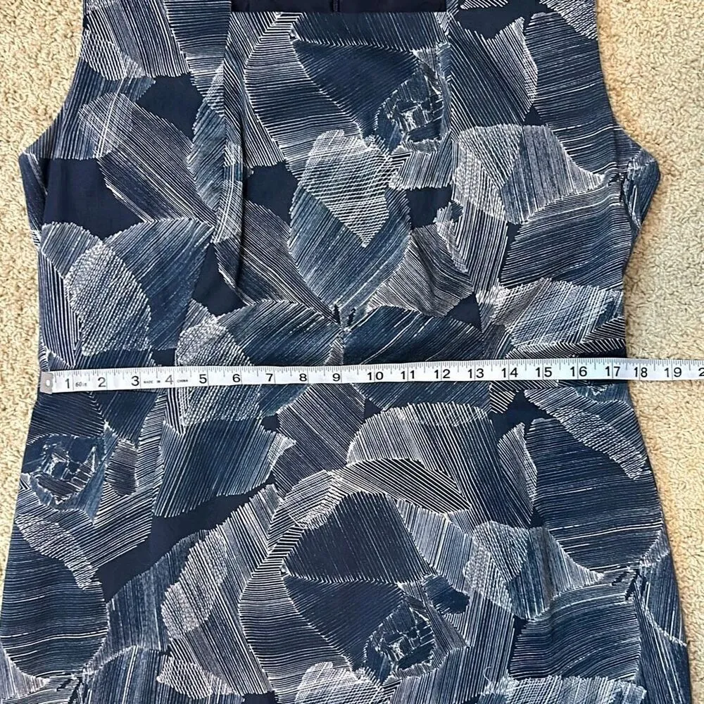 HUGO BOSS‎ Dokysina Dress Abstract Floral Knee Length Sleeveless Size 12 BIN Q - Image 10