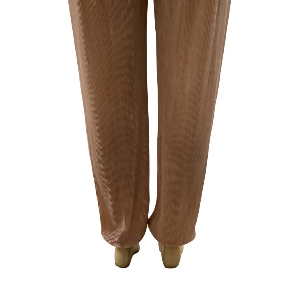 Day & Night Size Medium Jumpsuit for those who dare to show a little skin. Tan - Image 4