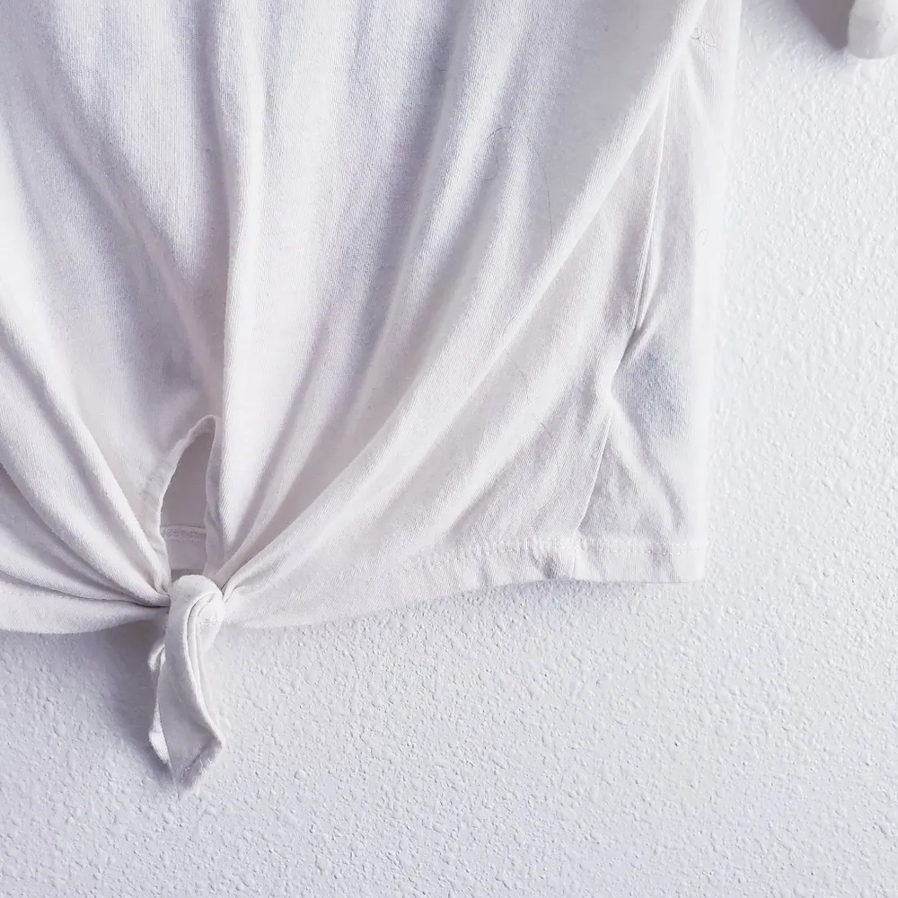 Disney Mickey Mouse Fab Cropped Tie Front Short Sleeve TShirt - Image 5