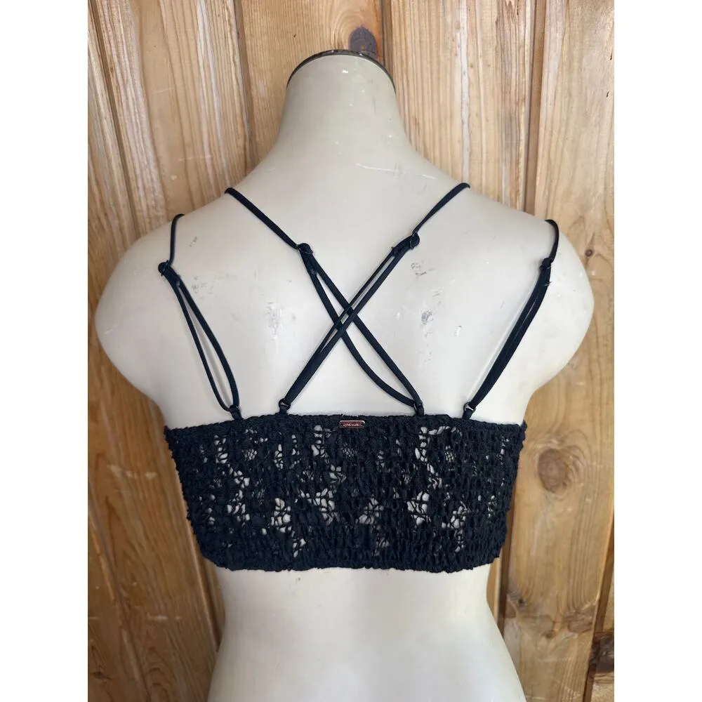 PINK by Victoria’s Secret Lace Bralette Black Size Medium RN54867 - Image 2