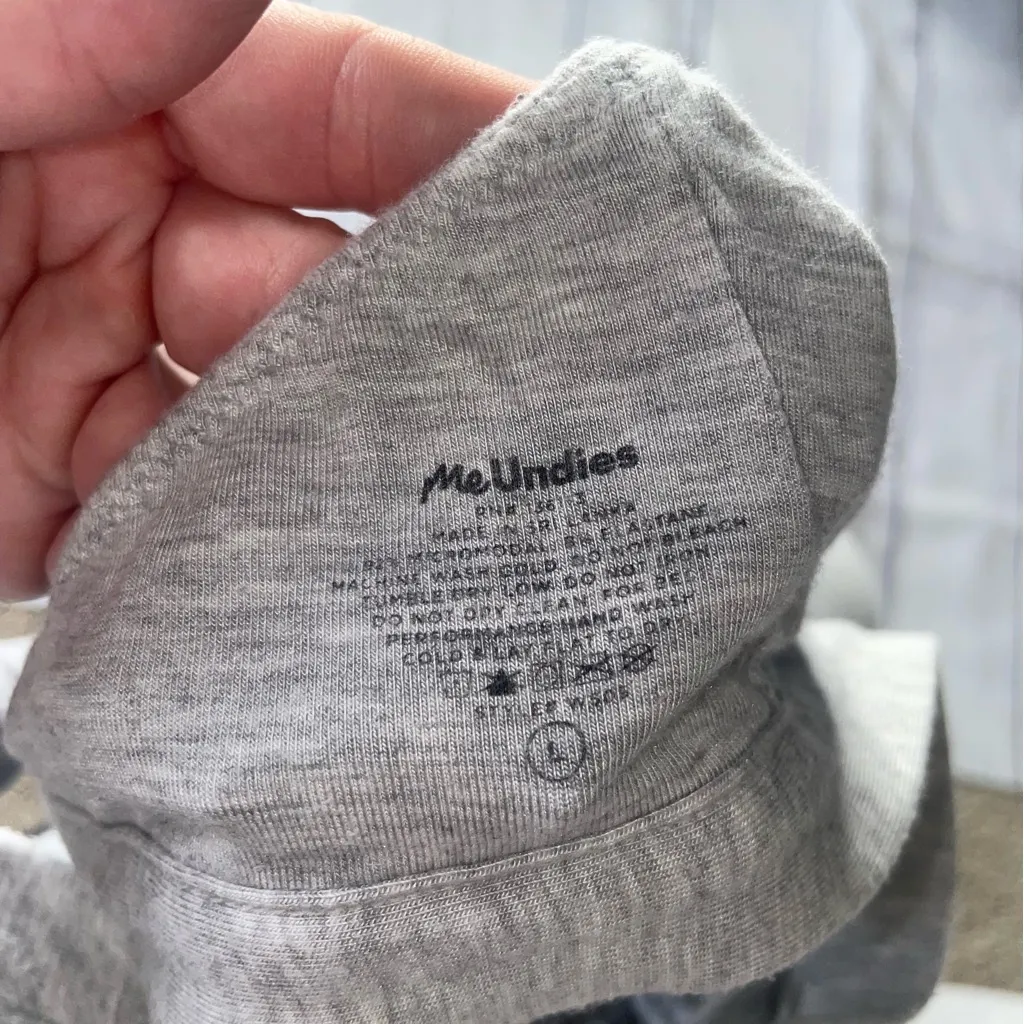 MeUndies Modal Gray Women's Bralette Size L - Image 4