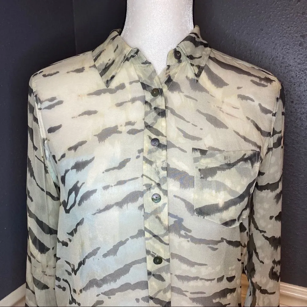 Equipment Femme Silk Button Down Blouse - Image 2