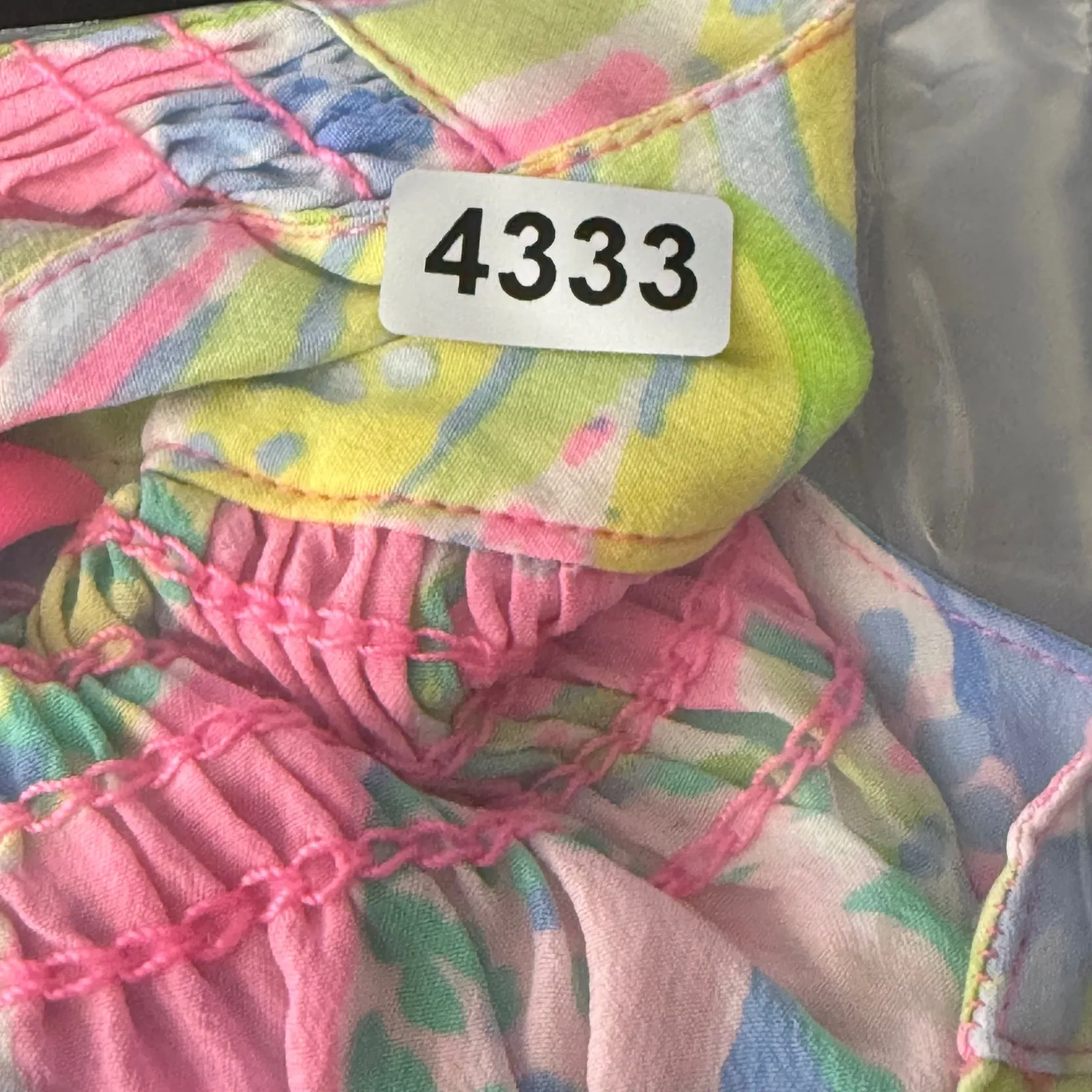 Lilly Pulitzer Silk Floral Blouse Top Long Sleeve Pink‎ Blue Green Womens M - Image 9