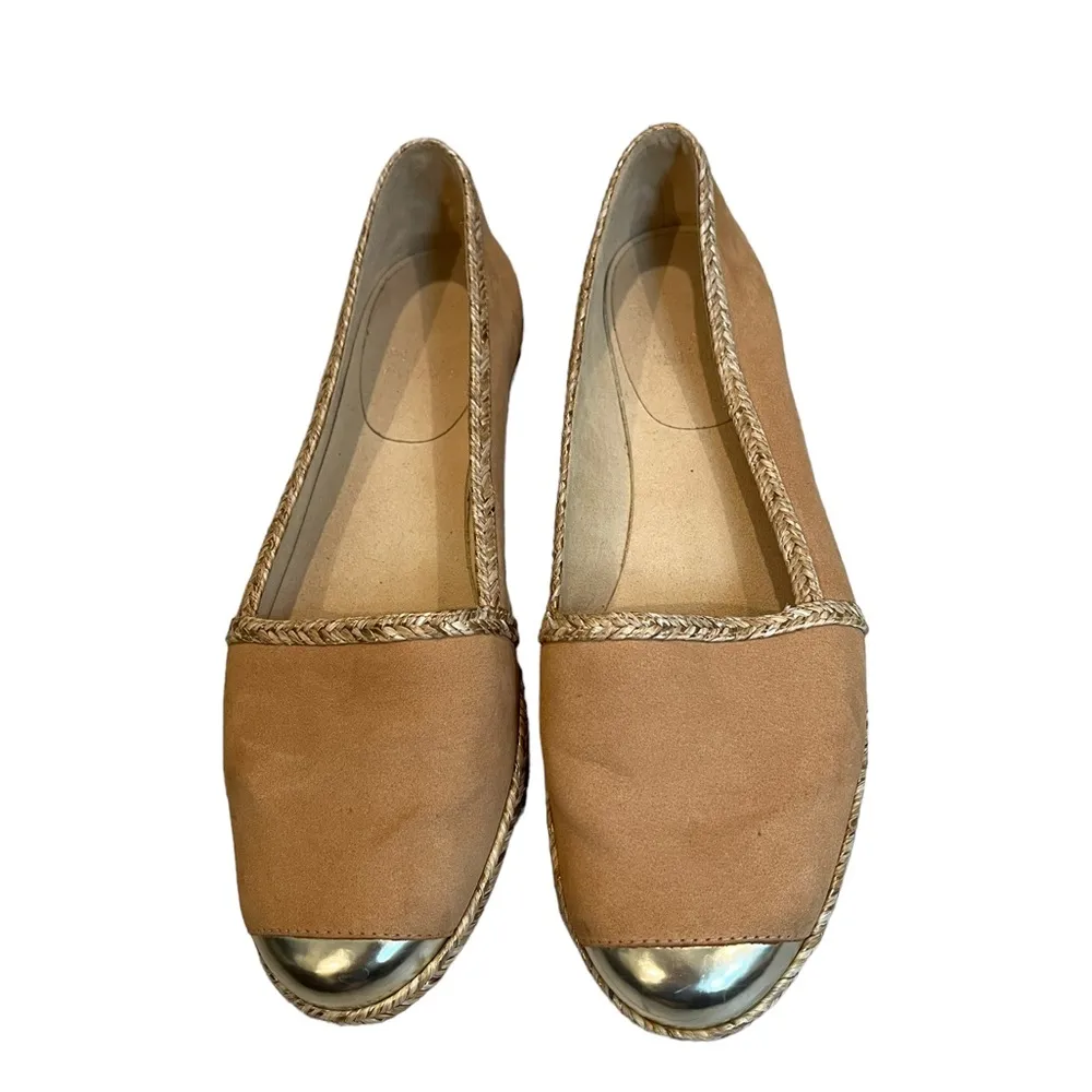 Stuart Weitzman Tripadrille Espadrille Flats, Sz 7.5 - Image 3
