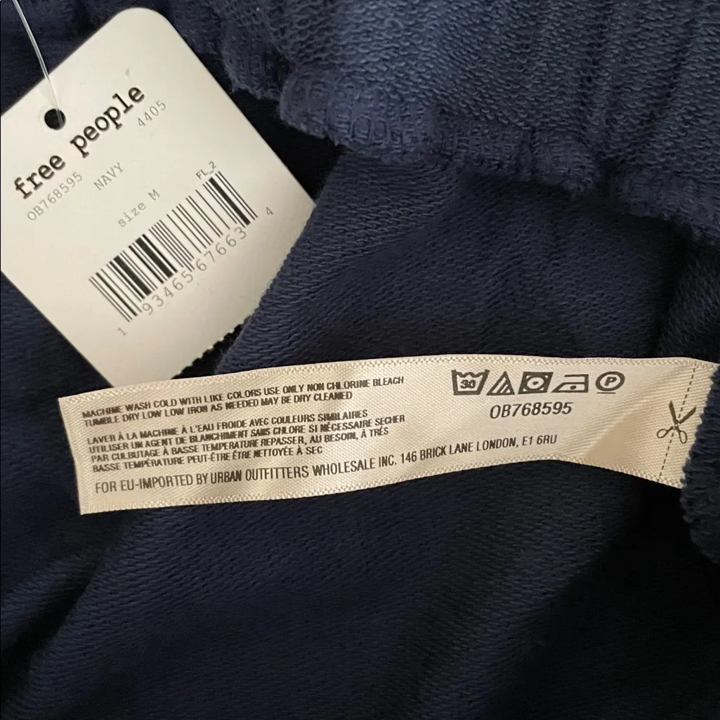 FP Movement by Free People Sunny Skinny Jogger Sweatpants Navy Blue Size M NWT Size M - Image 14