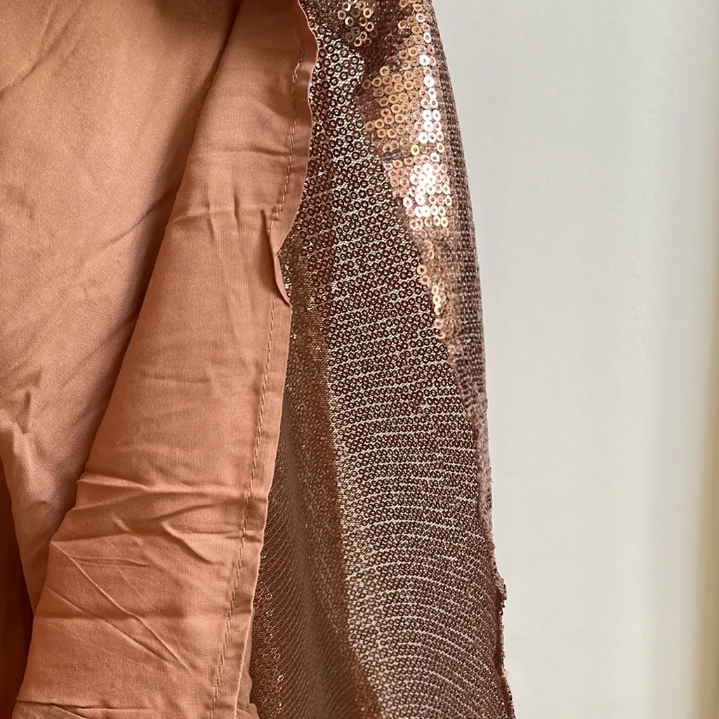 Urban Outfitters long copper sequined skirt NWT Medium - Image 4