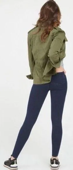 Spanx Women's Blue Jean-ish Ankle Leggings Size Small - Image 2