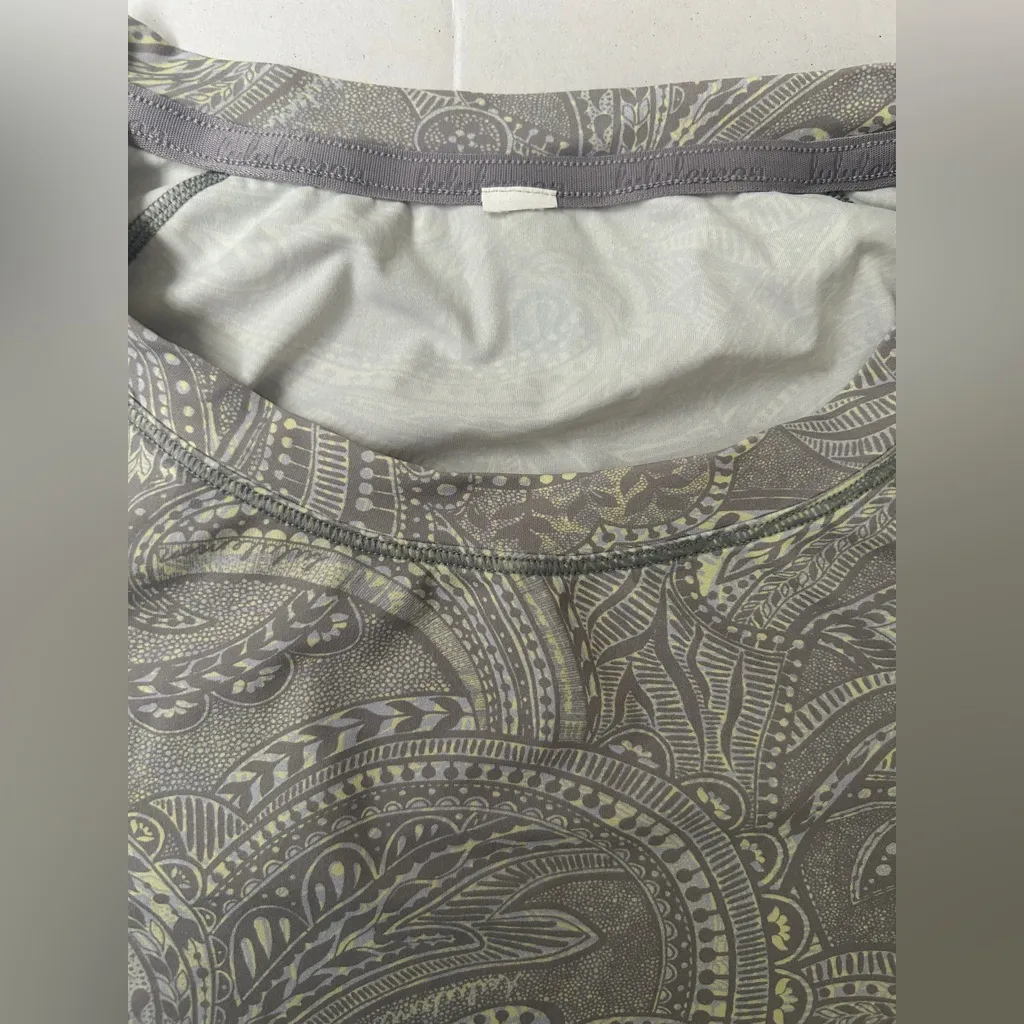 Lululemon Stripe in Stride Paisley Crop Top - Image 8