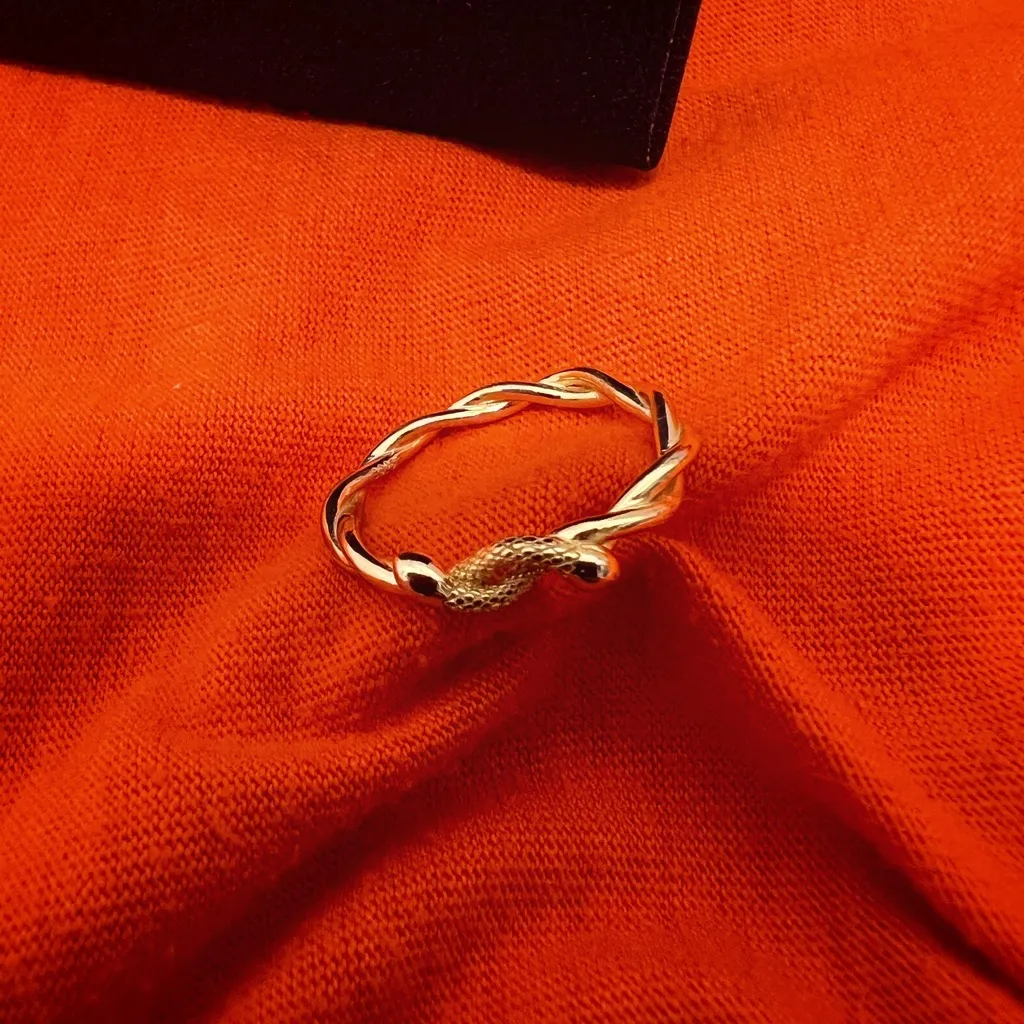 Glaze Jewelry 14K Over Silver Twisted Ring Gold - Image 2