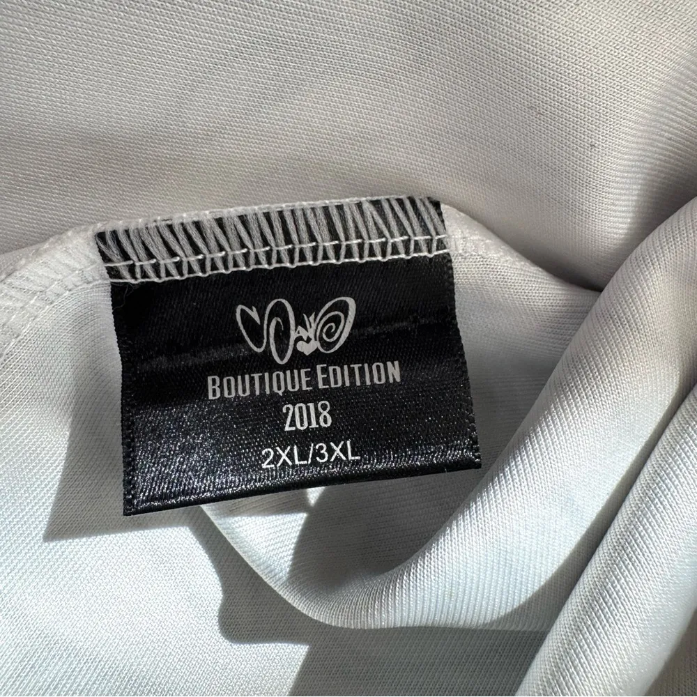 SANDONER 2018 limited edition graphic pullover top, RARE, plus size 2XL/3XL White - Image 11