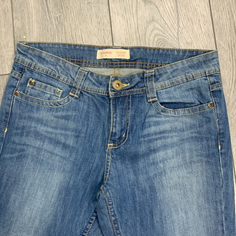 Vintage Y2K No Boundaries Flare Jeans Size 9 - Image 2