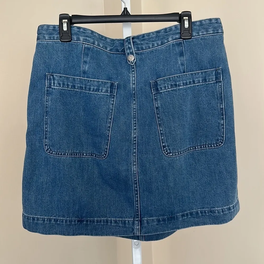 NWT Madewell Denim Pleated Mini Skirt in Upton Wash size 32 - Image 5