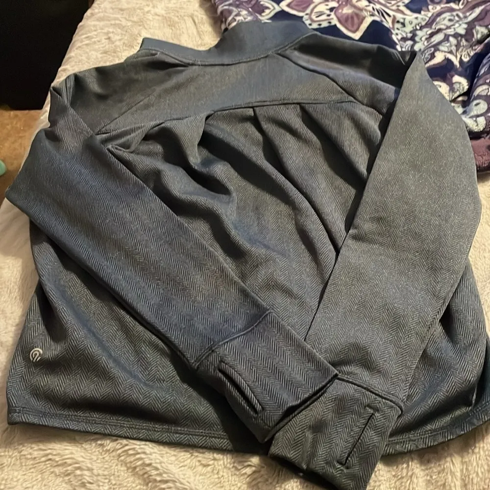 Champion Zip Up Active Jacket Sweatshirt Sz XS - Image 2