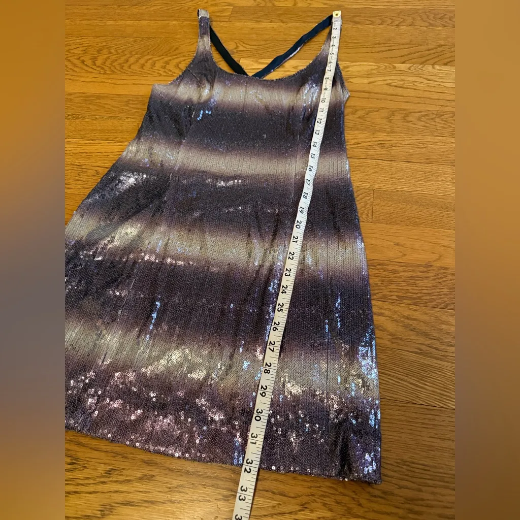 Sequin Mini Dress size M Blue Size M - Image 8