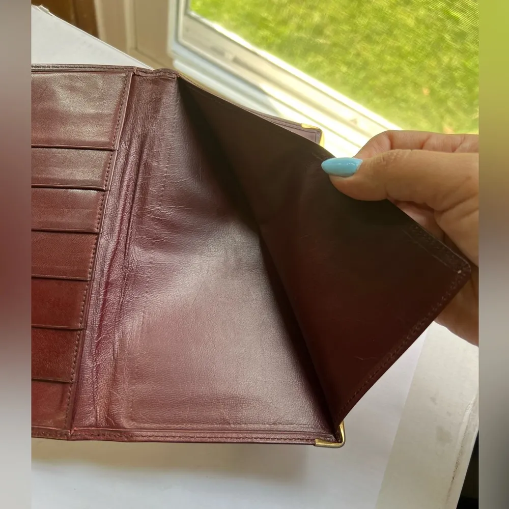 CARTIER Wallet With Gold Trim - Image 6