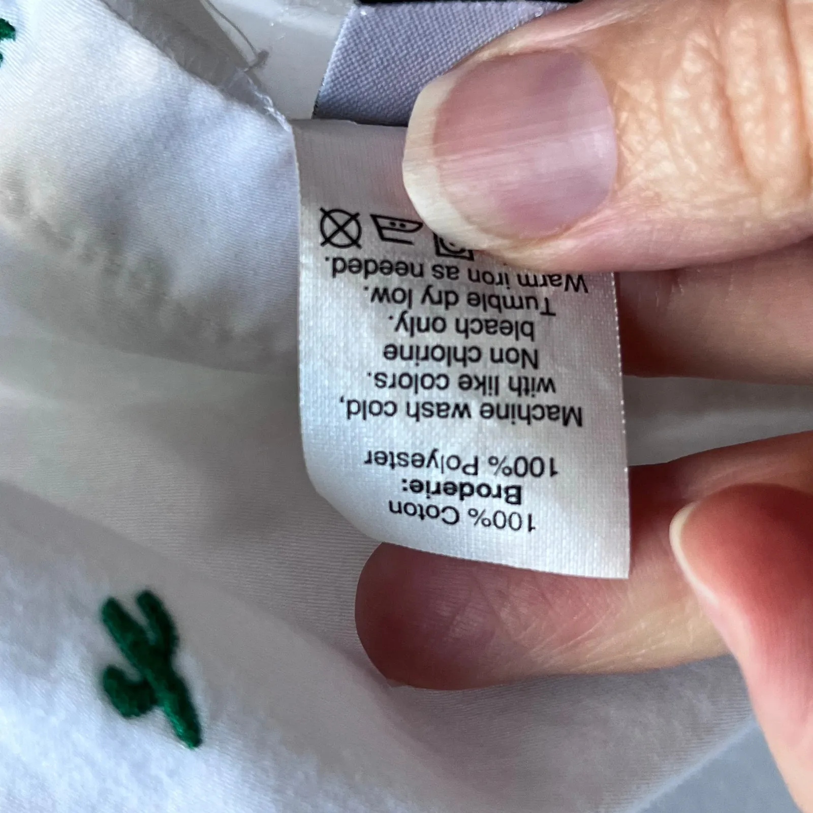 Madewell Women's Embroidered Cactus Courier Shirt 100% Cotton Size XS - Image 9