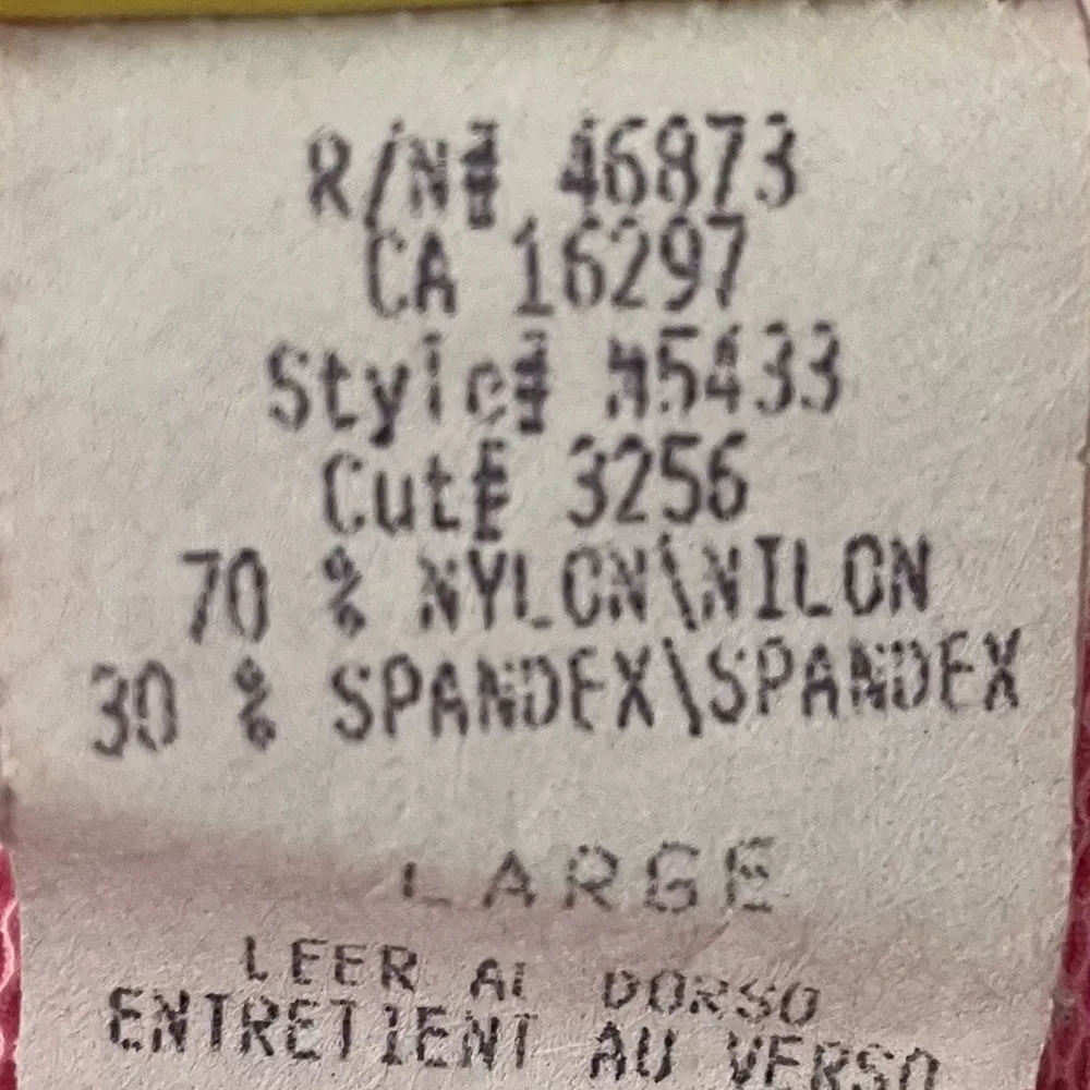 Vintage tango rose mesh dress/coverup Pink Size L - Image 3