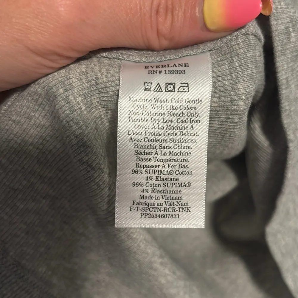 NWT Everlane The Luxe Rib Racerback Tank - Image 7