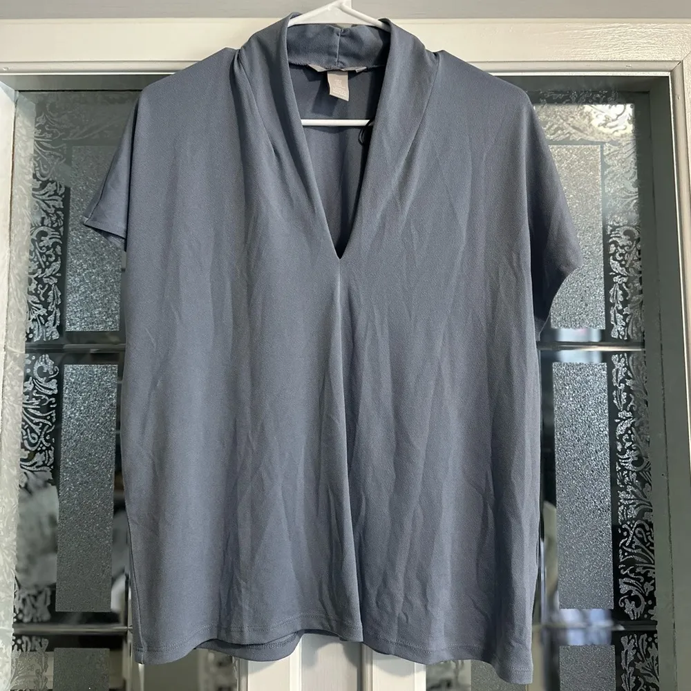 H&M Blue Blouse - Image 3