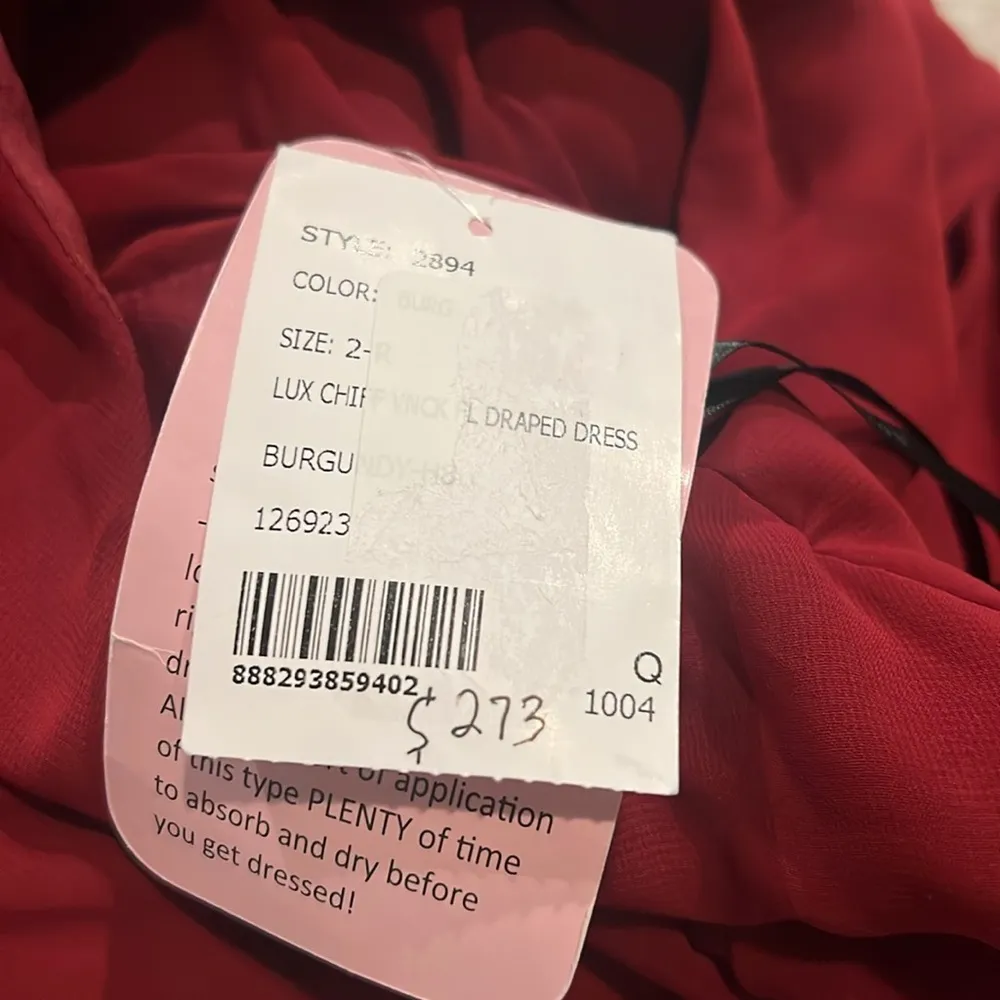 Dessy Floor Length Chiffon Shirred Skirt V - Image 3