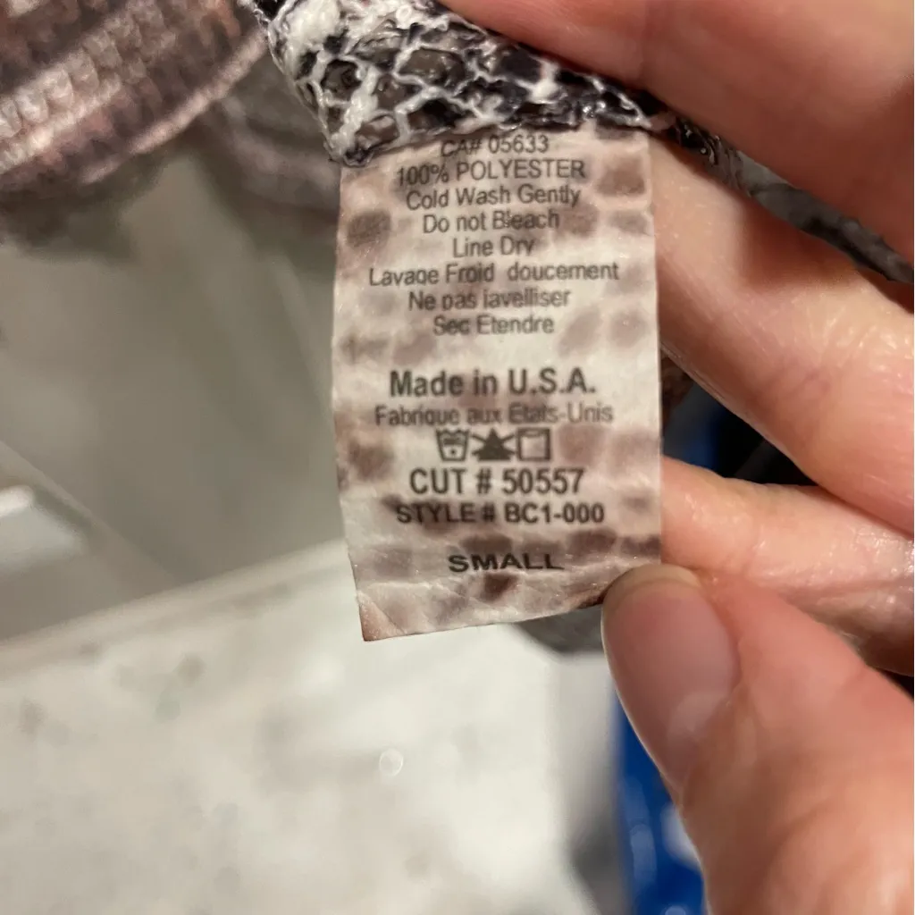 Cute Y2K style oversized aztec print crochet sweater top Boho coquette Brown - Image 9